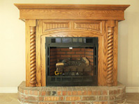 FIREPLACE MANTELS & ENTERTAINMENT CENTERS